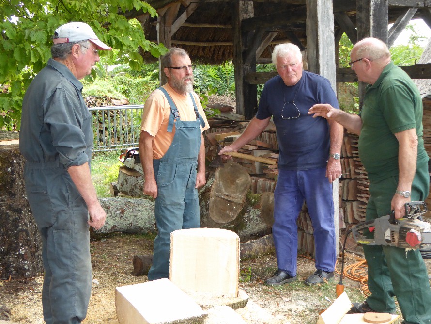 Tout commence par le dbit de la bille de tilleul en fonction des paires de sabots